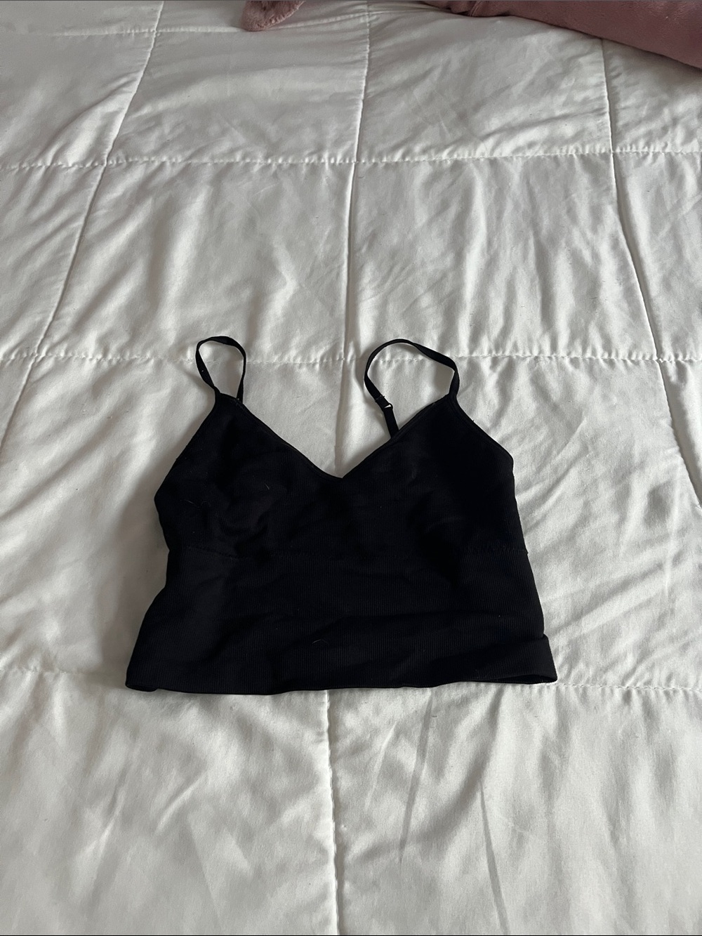 Dynamite Black V-Neck Spaghetti Strap Cami